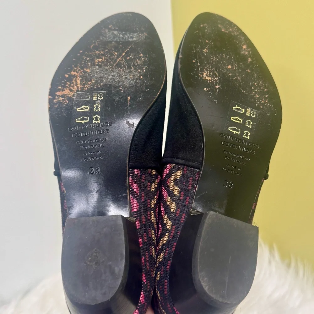 Comptoir Des Cotonniers black suede